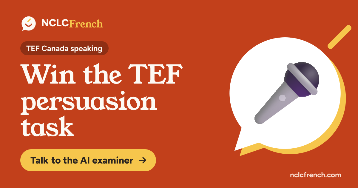 Win the TEF persuasion task